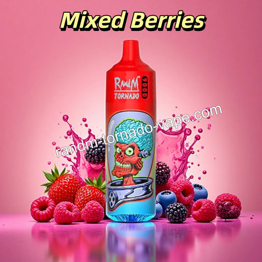 Mixed Berries RandM Tornado 9000 Vape 