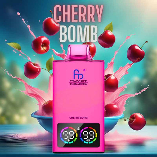RandM Tornado Vape 35K Puffs Cherry Bomb