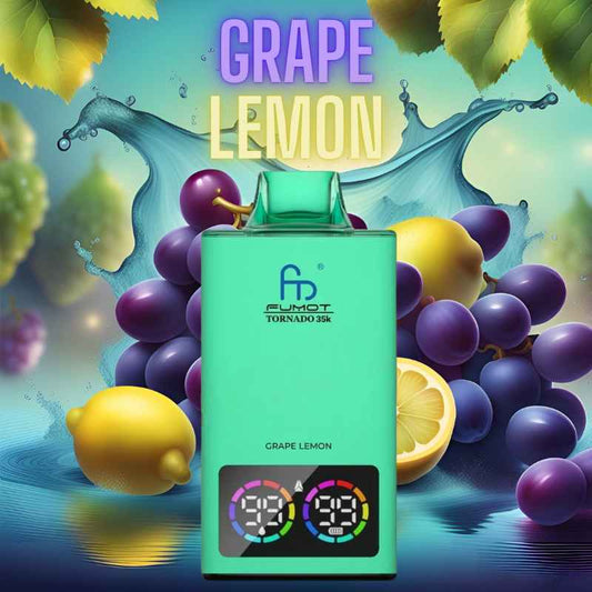 RandM Tornado 35000 Züge Grape Lemon