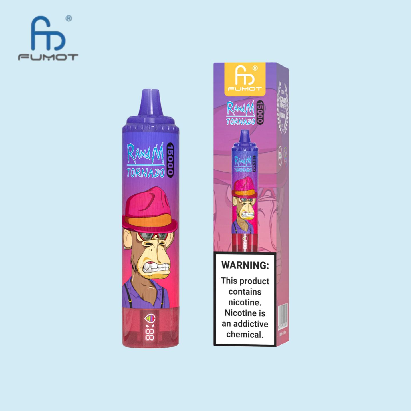 RandM Tornado 15000 Züge Sour Apple