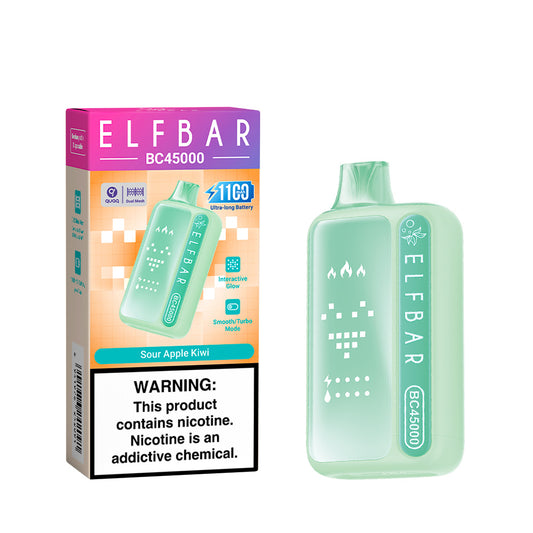 Elf Bar BC45000 Sour Apple Kiwi – Säuerlicher Apfel und Kiwi