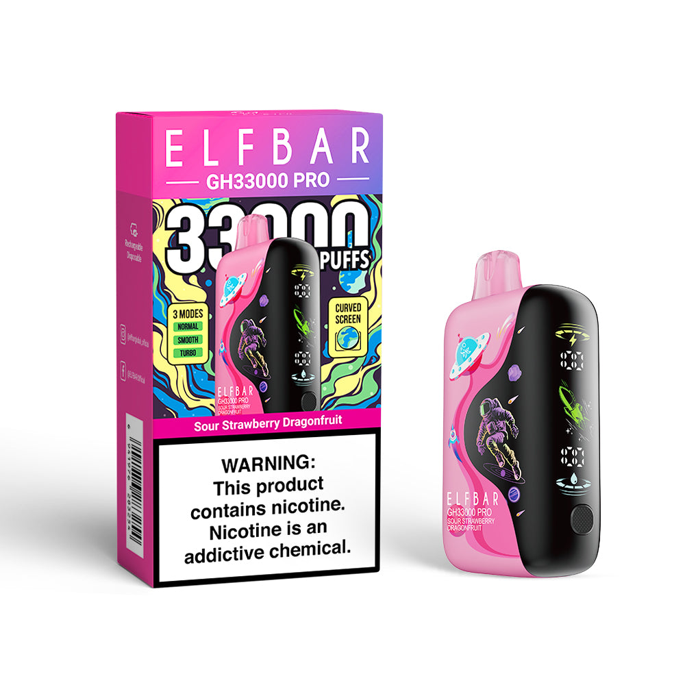 Elf Bar GH33000 Pro Sour Strawberry Dragonfruit