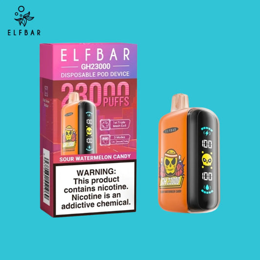 23000 Züge Sour Watermelon Candy ELF BAR