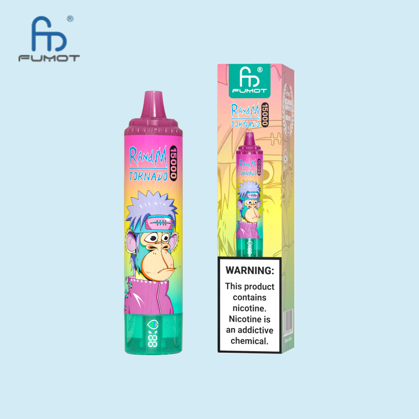 RandM Tornado 15000 Puffs Strawberry Ice