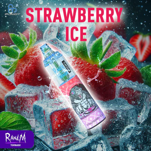 RandM Tornado 7000 Puffs Vape Strawberry Ice