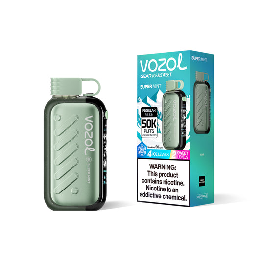 2 Sweet-Level VOZOL Gear 50K Puffs Super Mint