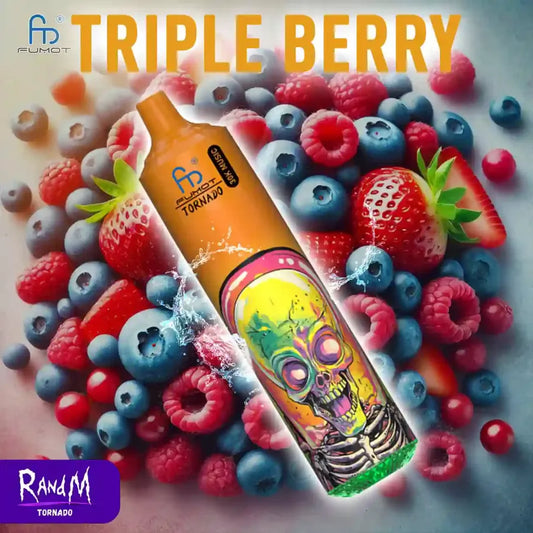 RandM Tornado Vape 30000 Puffs Triple Berry