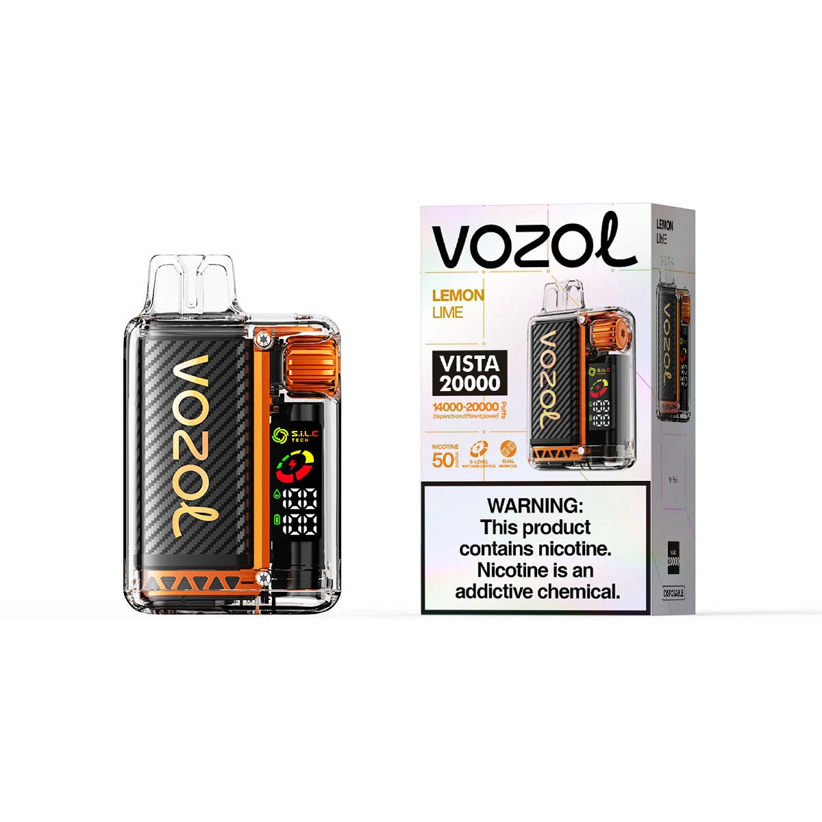 Lemon Lime Geschmack VOZOL Vista 20000 Vape