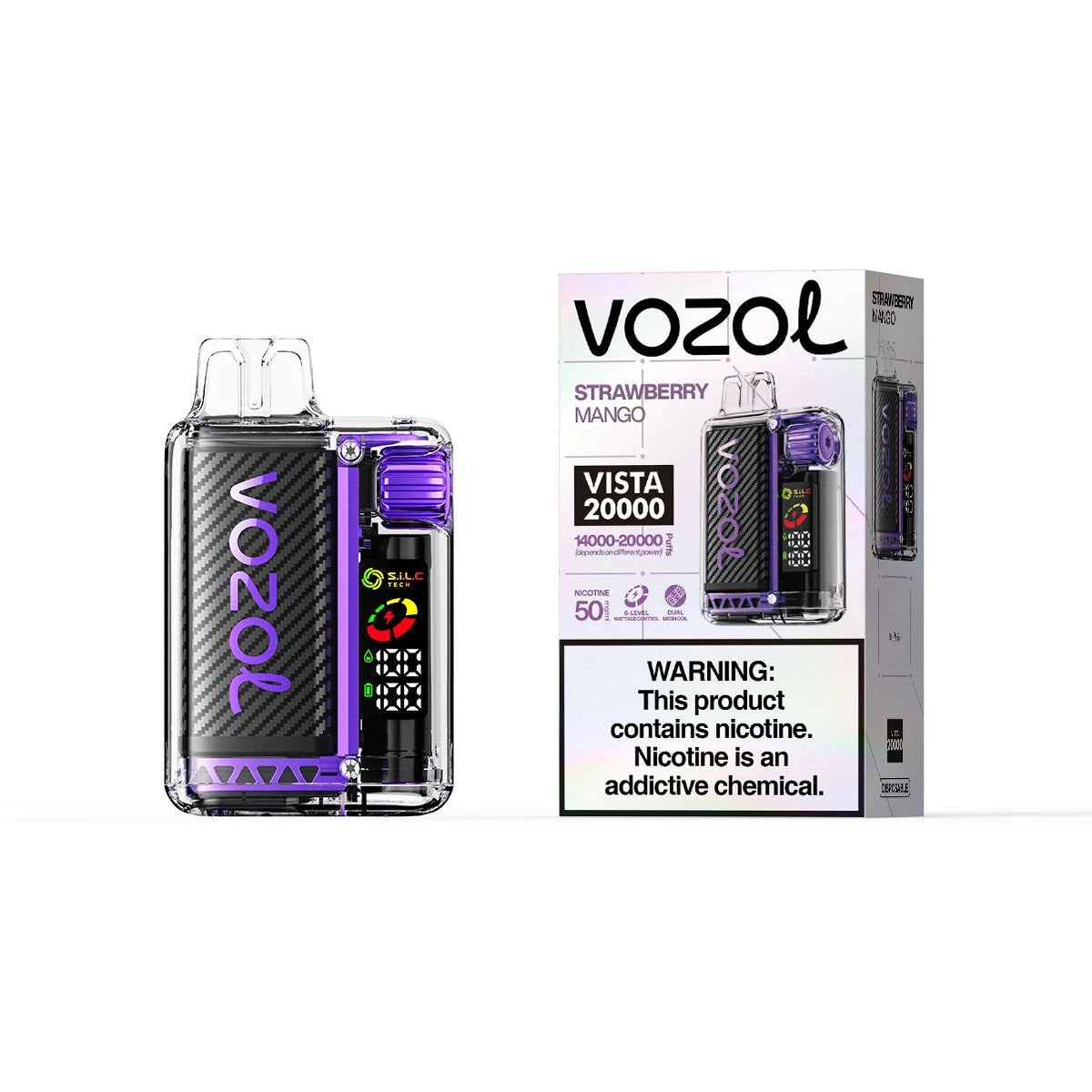 Strawberry Mango Geschmack Vozol Vista 20000 Vape