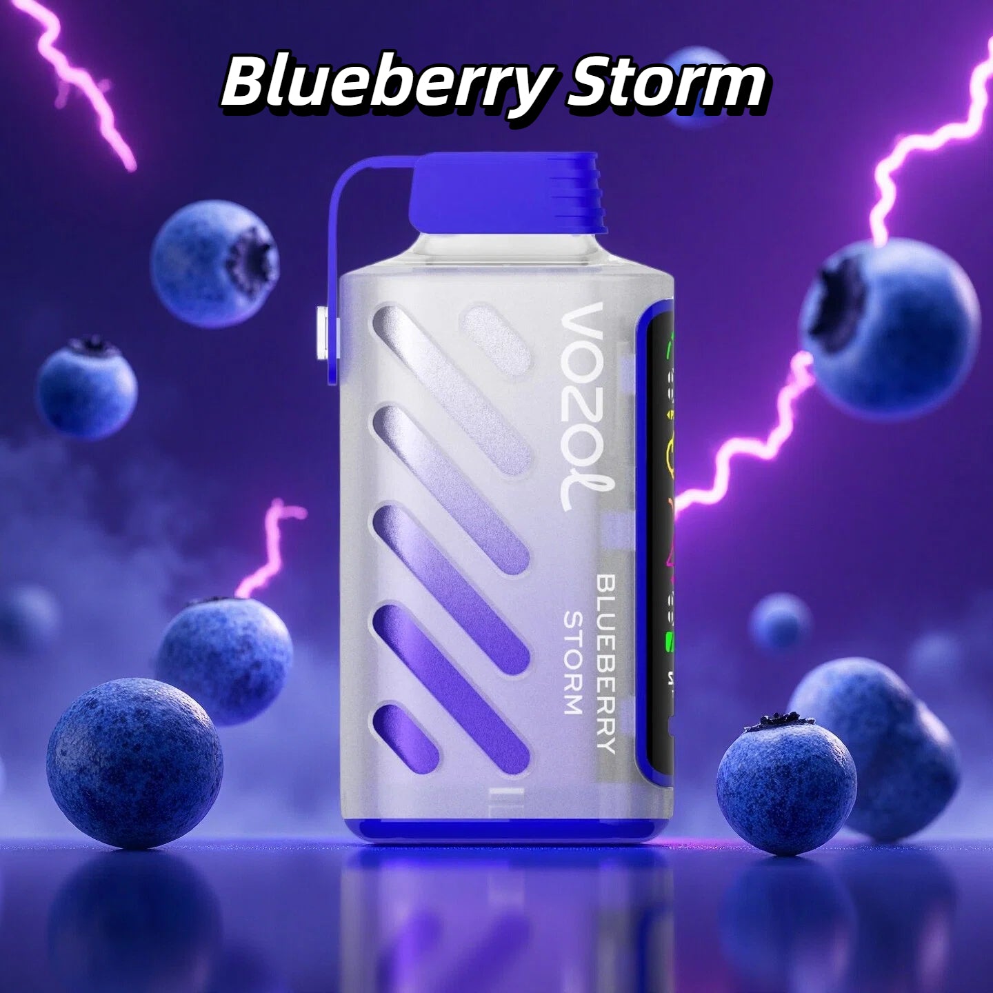 ozol Gear Power 20000 Goût Myrtille Tempête