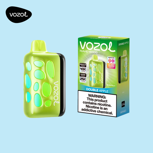 Vozol vape Rave 40000 Puffs Double Apple