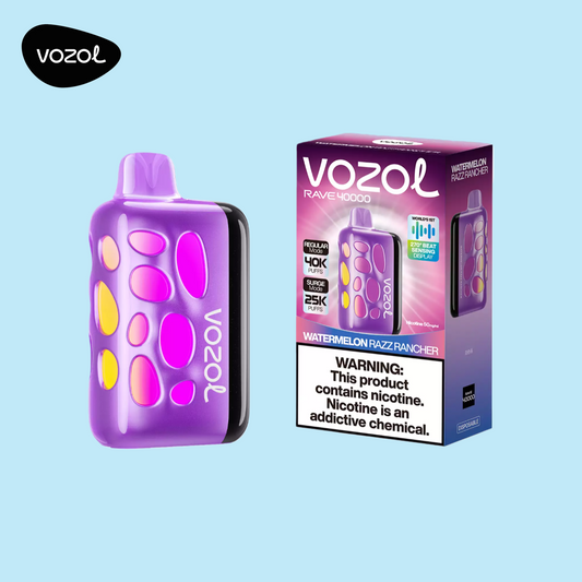 Vozol Rave 40000 Vape Watermelon Razz Rancher Geschmack