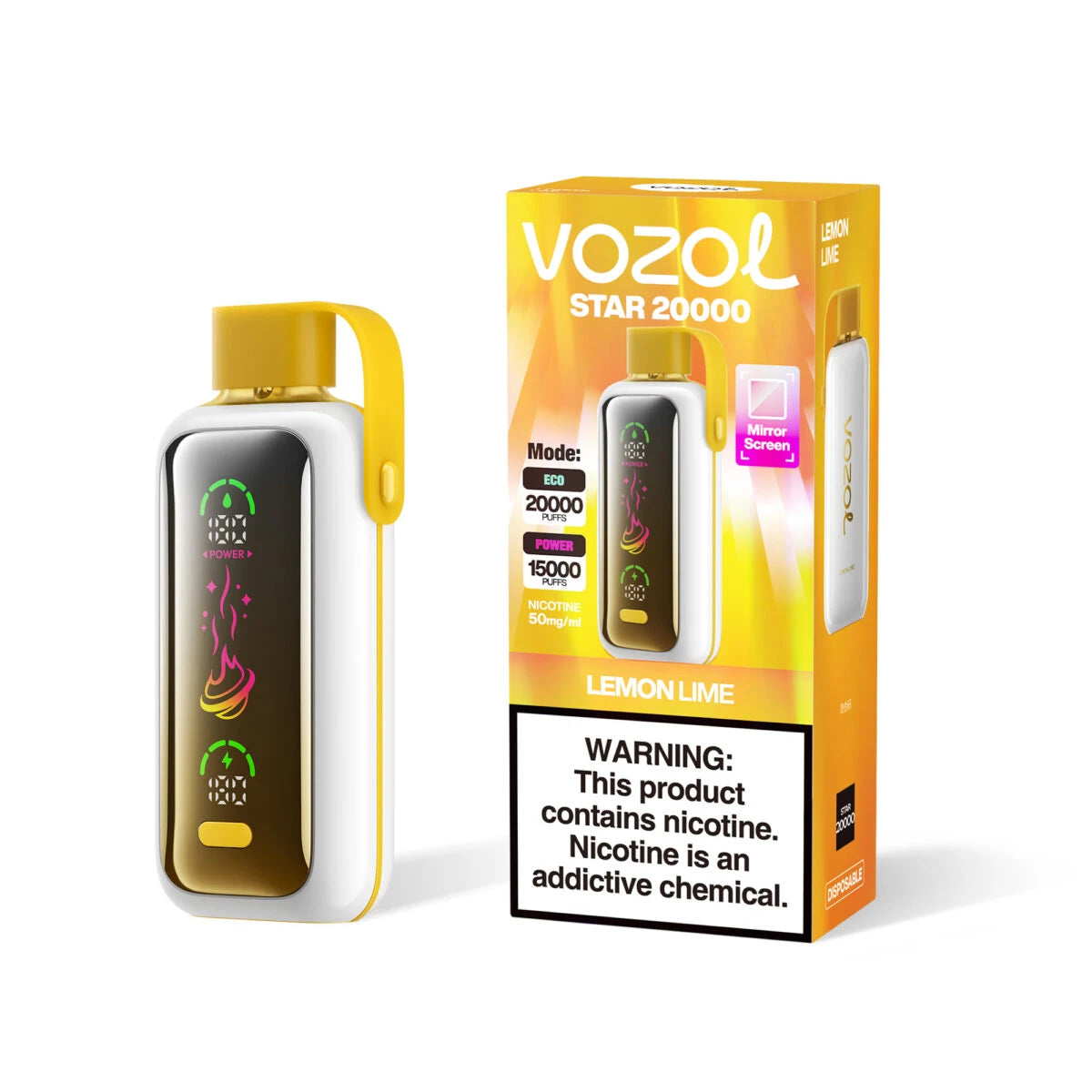 VOZOL Star 20000 Puffs Citron Vert