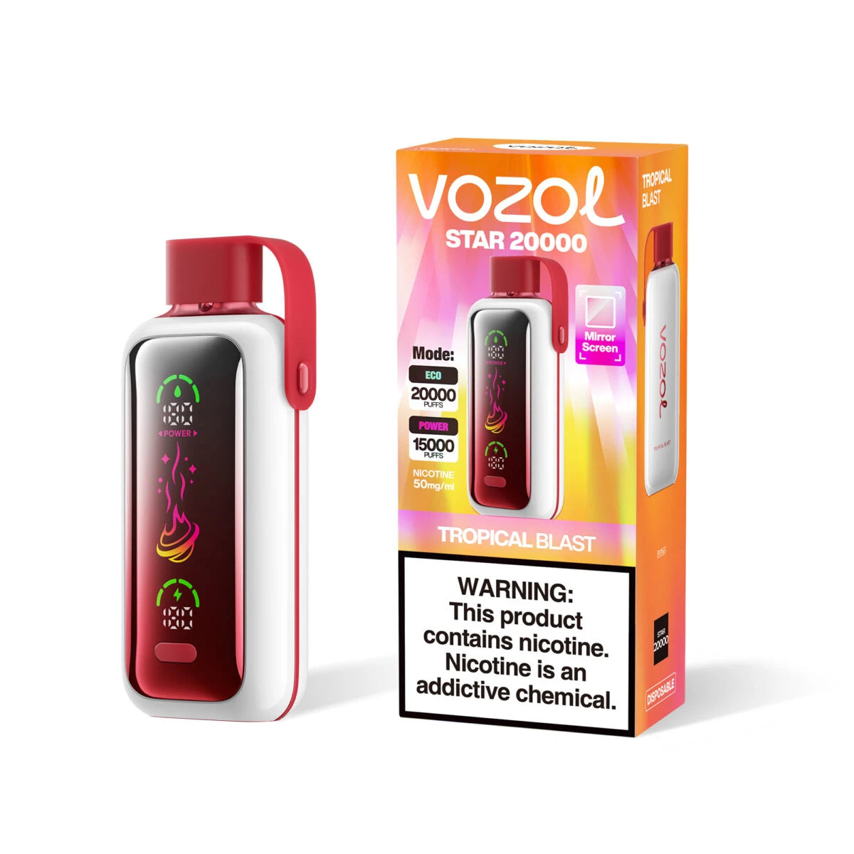 Vape VOZOL Star 20000 saveur Tropical Blast