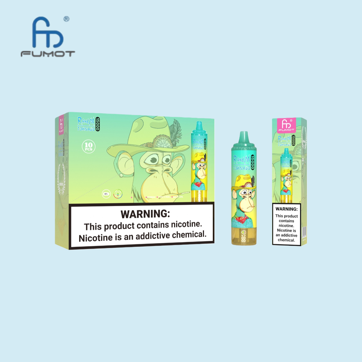 Watermelon Ice RandM Tornado 15000 Vape