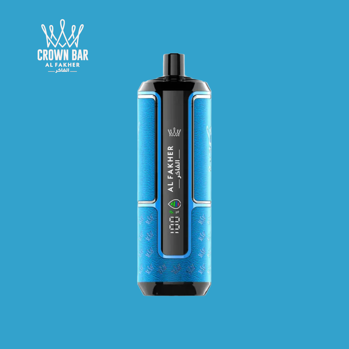 Al Fakher Crown Bar HyperMax 15000 Puffs Berry Blue
