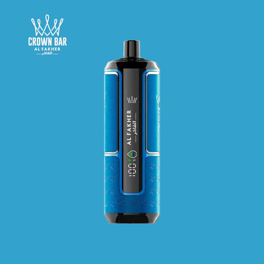 Barre chocolatée Al Fakher Crown HyperMax 15000, saveur menthe verte