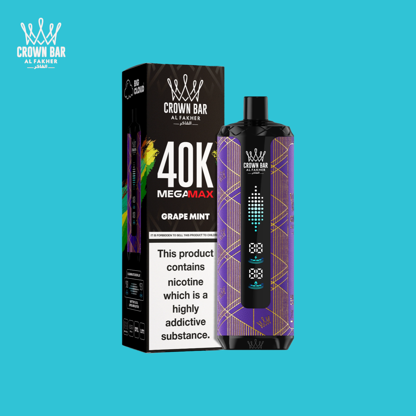 Al Fakher Vape 40K Puffs Raisin Menthe