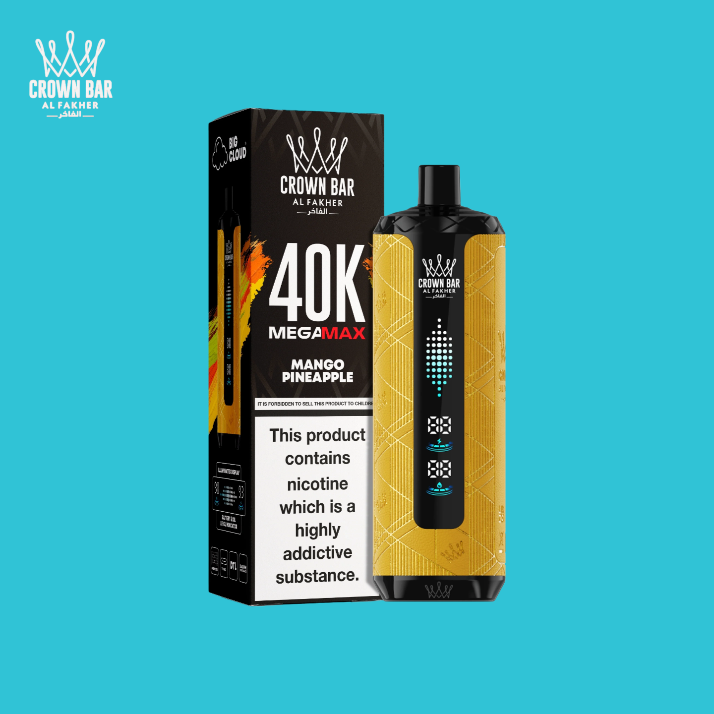 Al Fakher Vape 40K Puffs Mangue Ananas