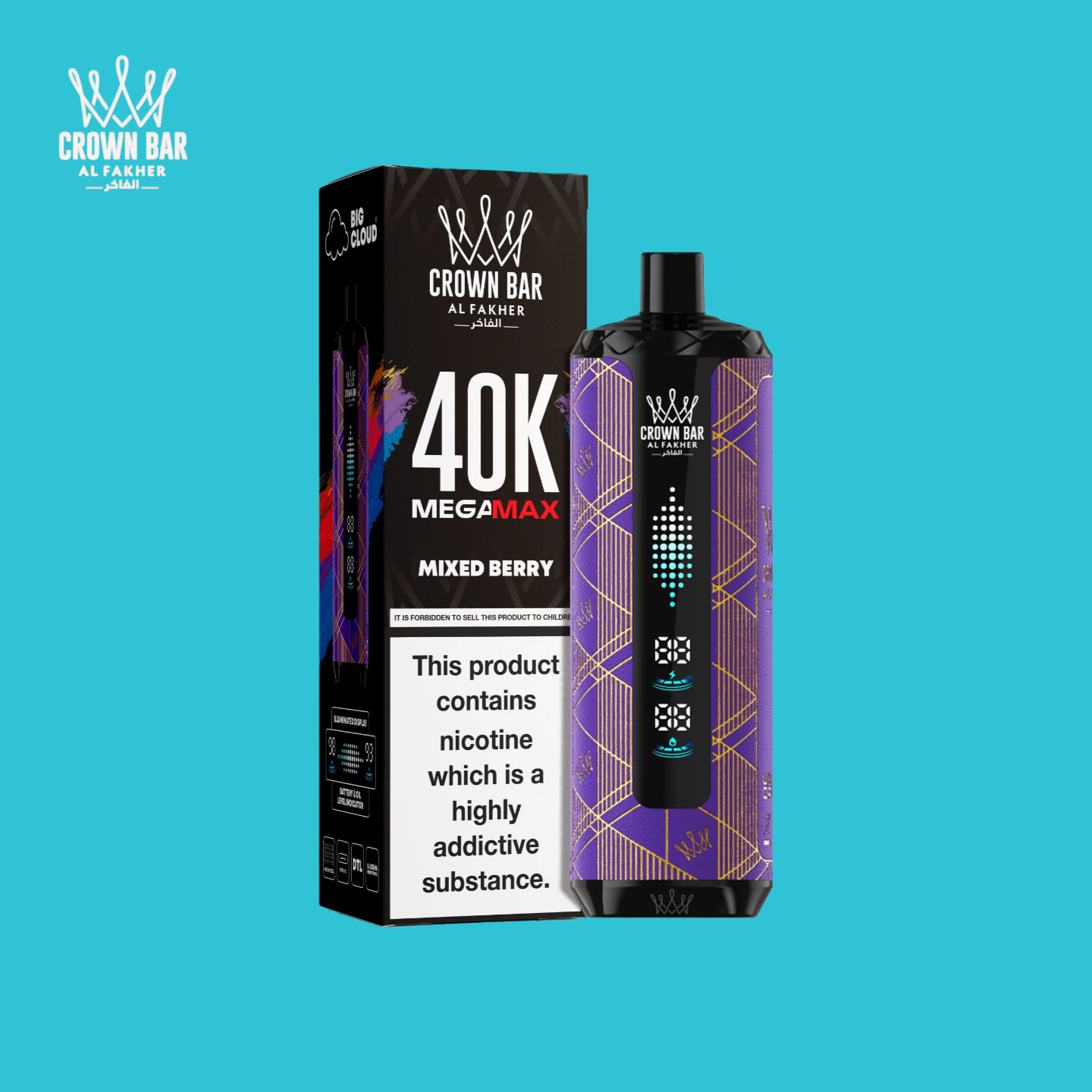 Al Fakher Vape 40K Puffs Baies Mélangées
