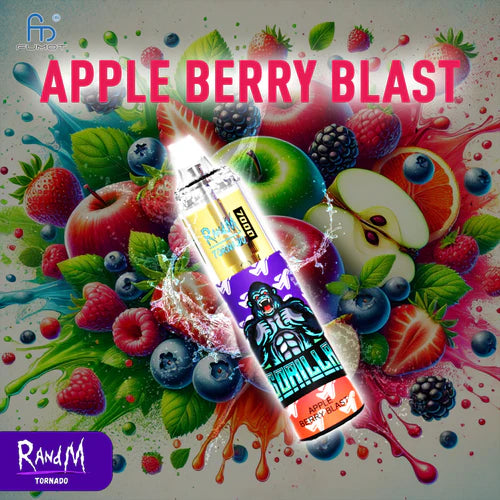 RandM Tornado 7000 Puffs Apple Berry Blast