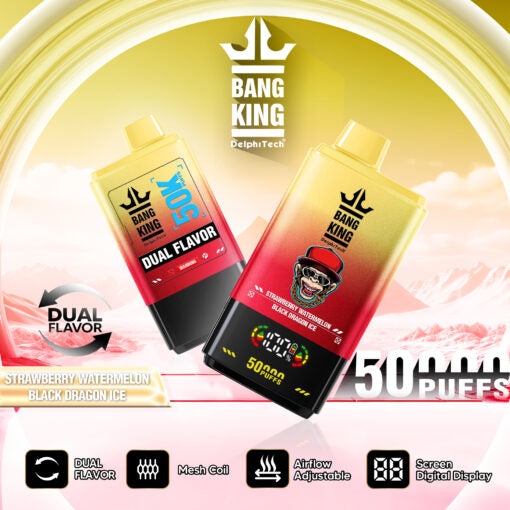 Bang King 50000 Strawberry Watermelon & Black Dragon Ice