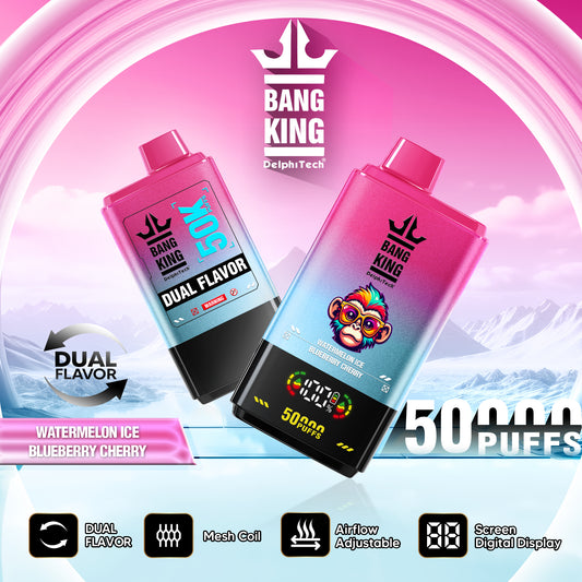 Bang King 50000 Watermelon Ice & Blueberry Cherry