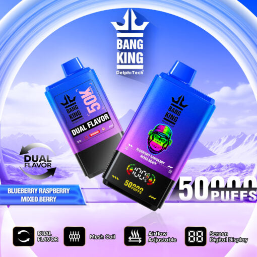 Bang King 50K Züge Blueberry Raspberry & Mixed Berry