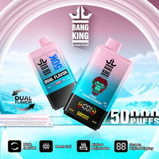 Bang King 50000 Puffs Red Bull & Blueberry Watermelon