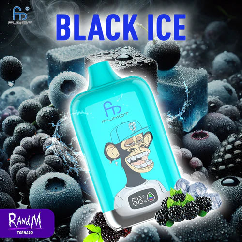 RandM Tornado 12000 Züge Black Ice