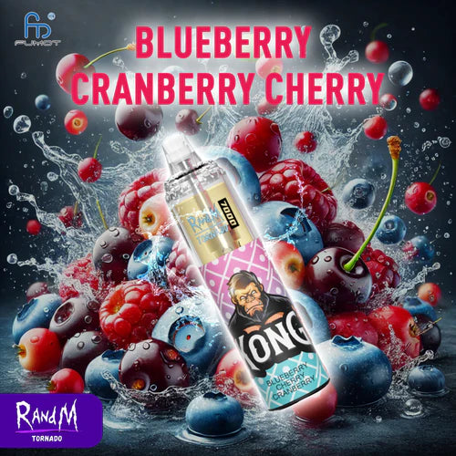 RandM Tornado 7000 Vape Blueberry Cranberry Cherry