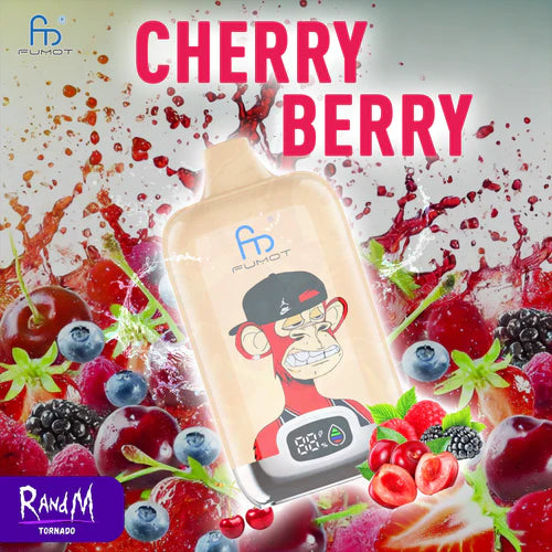 RandM Digital Box 12000 Puffs Cherry Berry