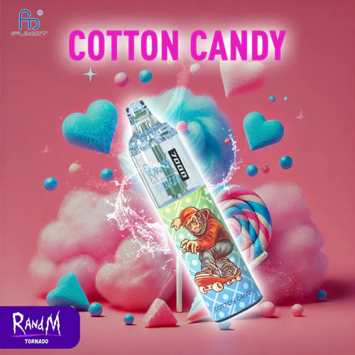 RandM Tornado 7000 Puffs Cotton Candy