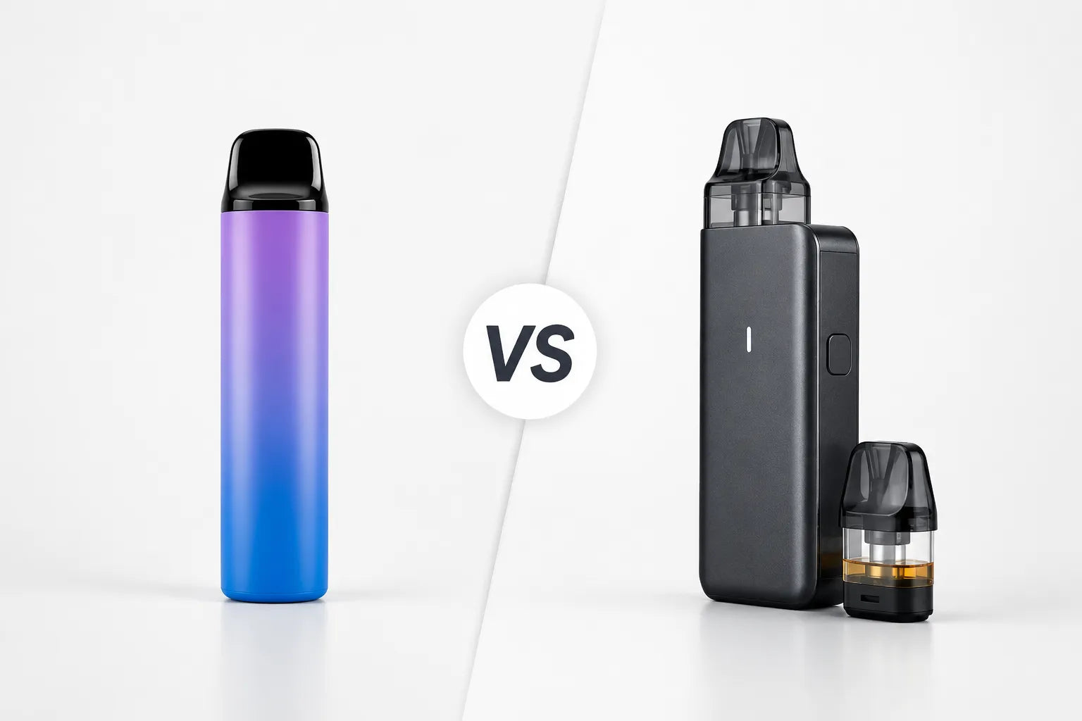 Einweg-Vape oder Pod-System