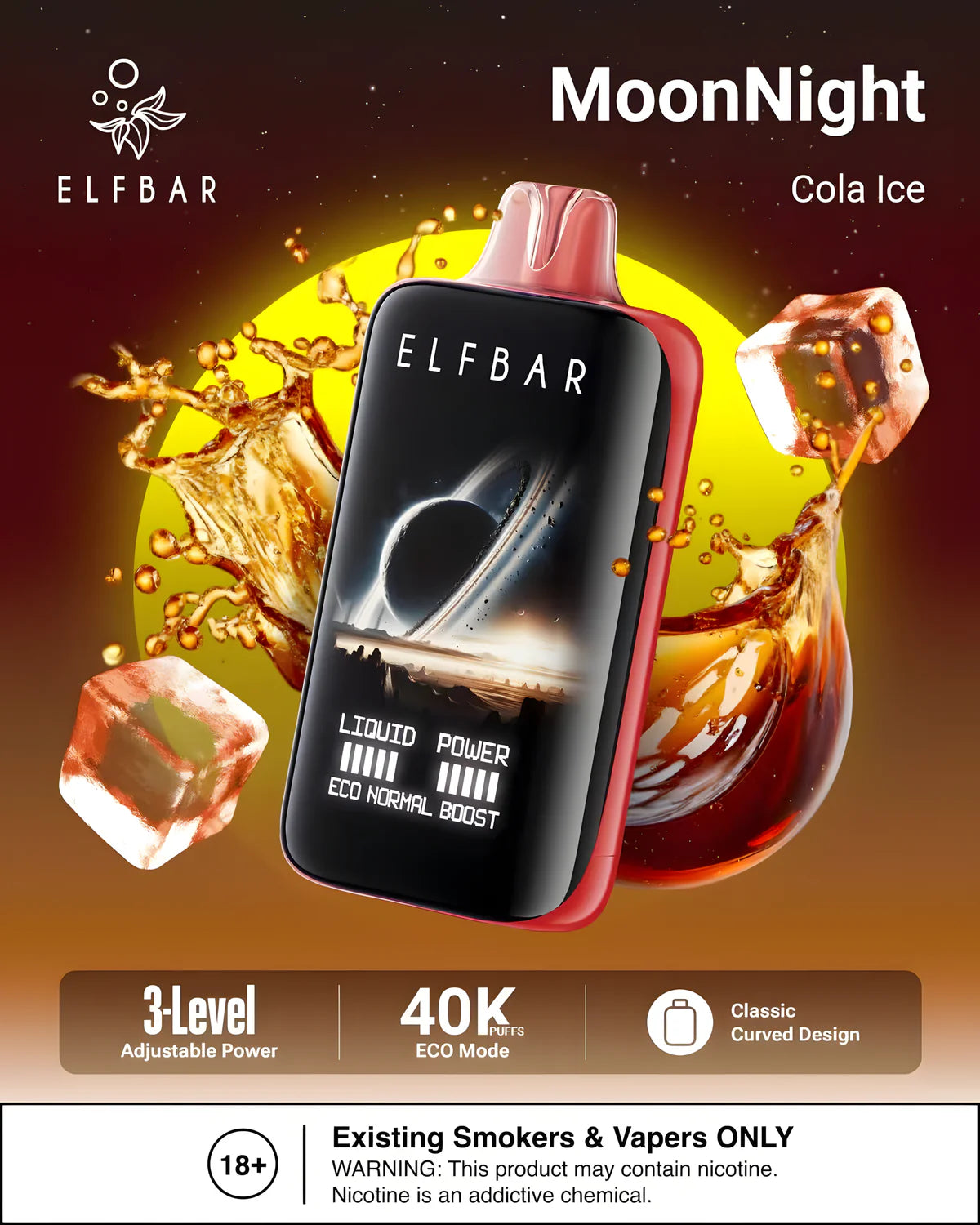 ELF BAR Moon Night 40000 Cola Ice Geschmack