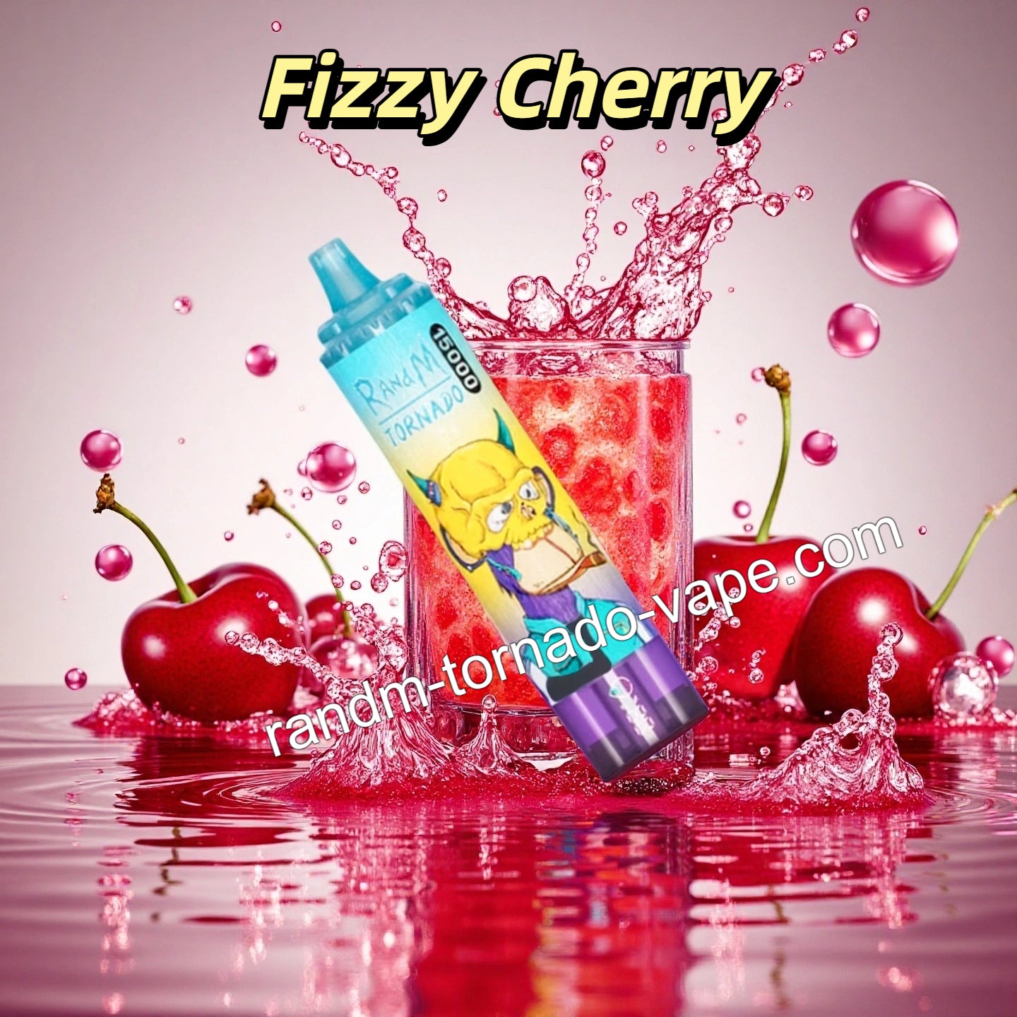 Fizzy Cherry RandM Tornado Vape 15000