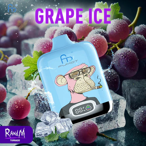 RandM Tornado 12K Puffs Grape Ice