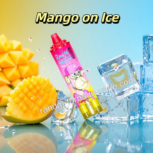 Mango On Ice RandM Tornado 15000 Vape