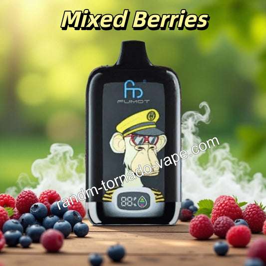 Mixed Berries RandM Tornado 12000 Puffs Vape