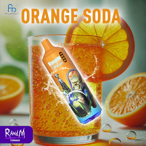 RandM Tornado 9000 Vape Orange Soda