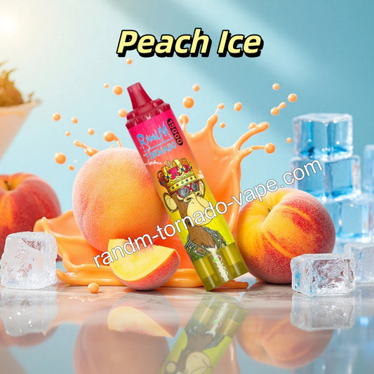 Peach Ice Tornado 15000 Vape 