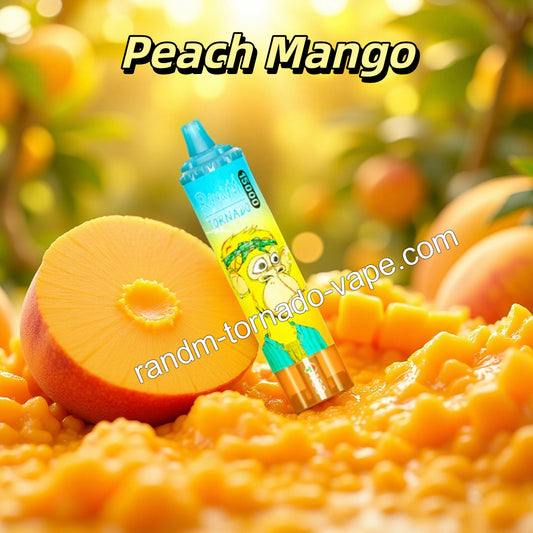 Peach Mango RandM Tornado 15000