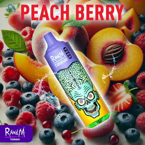RandM Tornado 9000 Züge Peach Berry