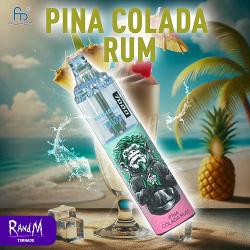 RandM Tornado 7000 Vape Pina Colada Rum