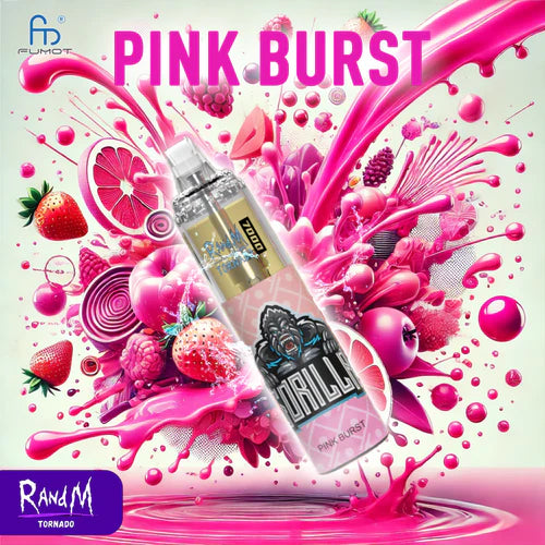 RandM Tornado 7000 Vape Pink Burst