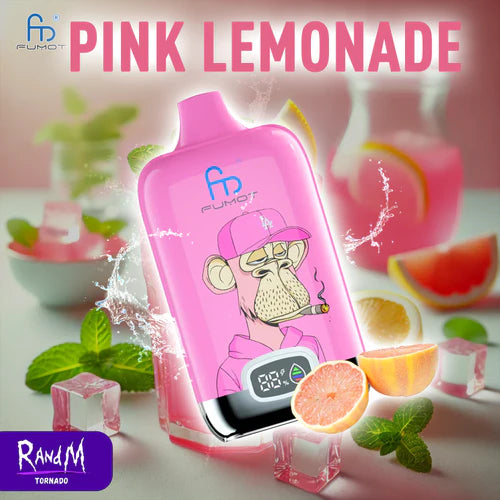 RandM Tornado 12000 Puffs Vape Pink Lemonade