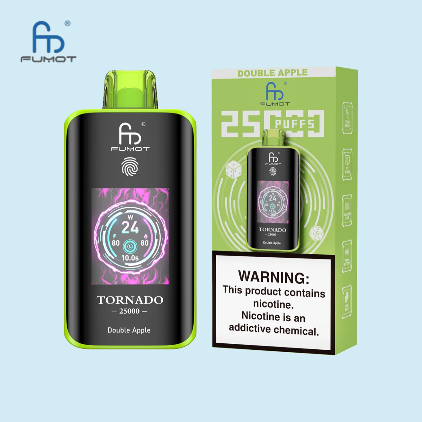 RandM Tornado 25000 Puffs Double Apple