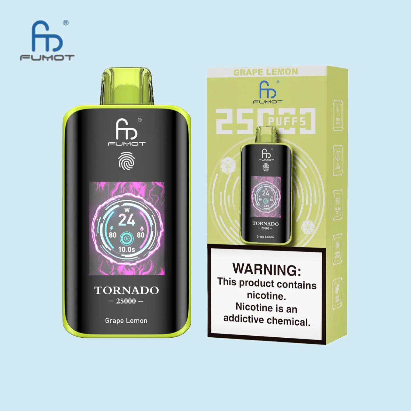 fumot 25000 Puffs Grape Lemon