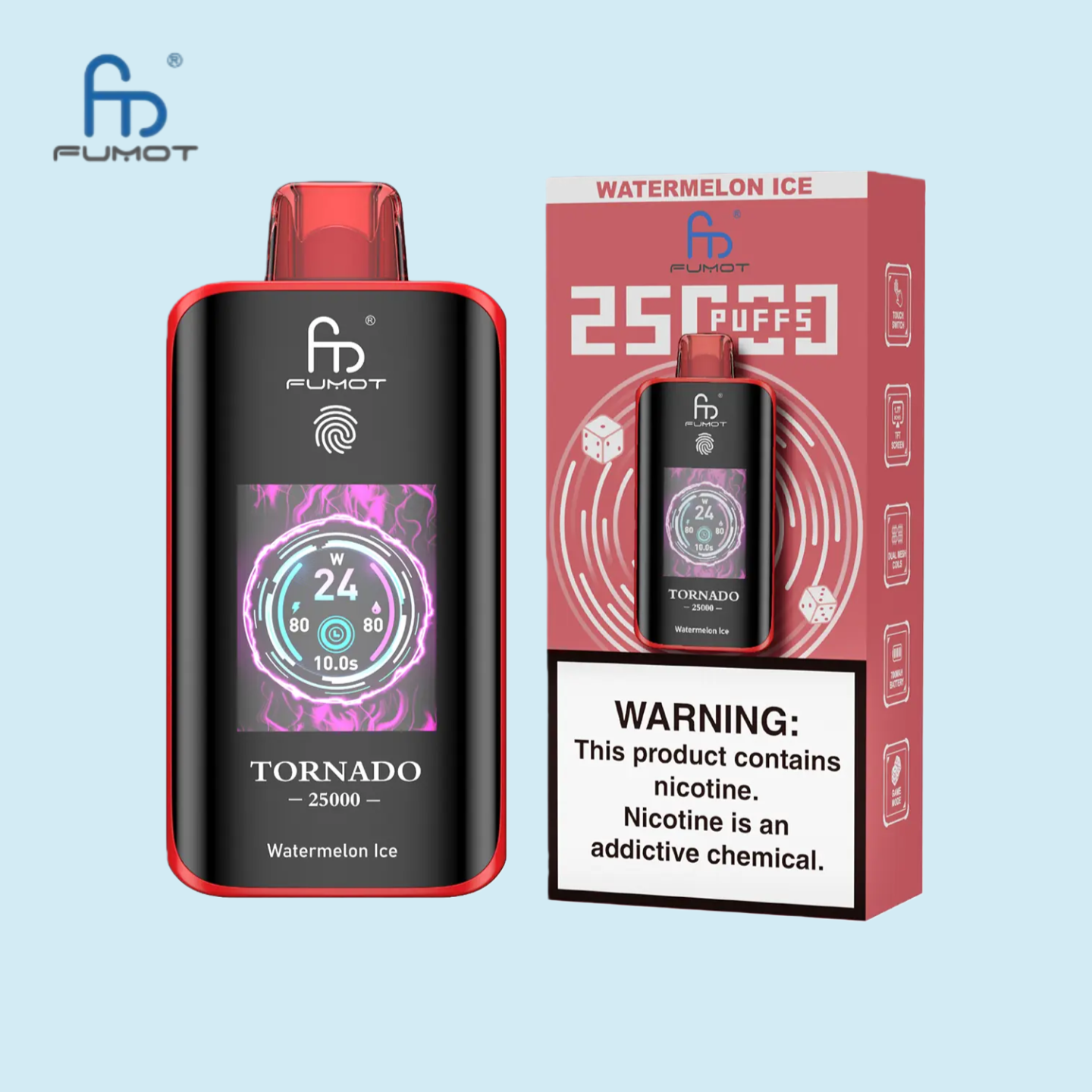 RandM Tornado 25000 Watermelon Ice