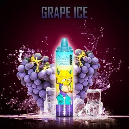 RandM Tornado 15000 Puffs Vape Grape Ice